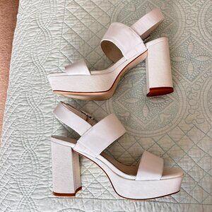 White Platform Heels - Jeffrey Campbell